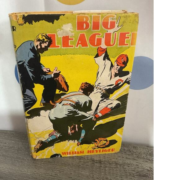 1936 First Edition Big Leaguer By William Heyliger Dust Cover - Picture 1 of 13